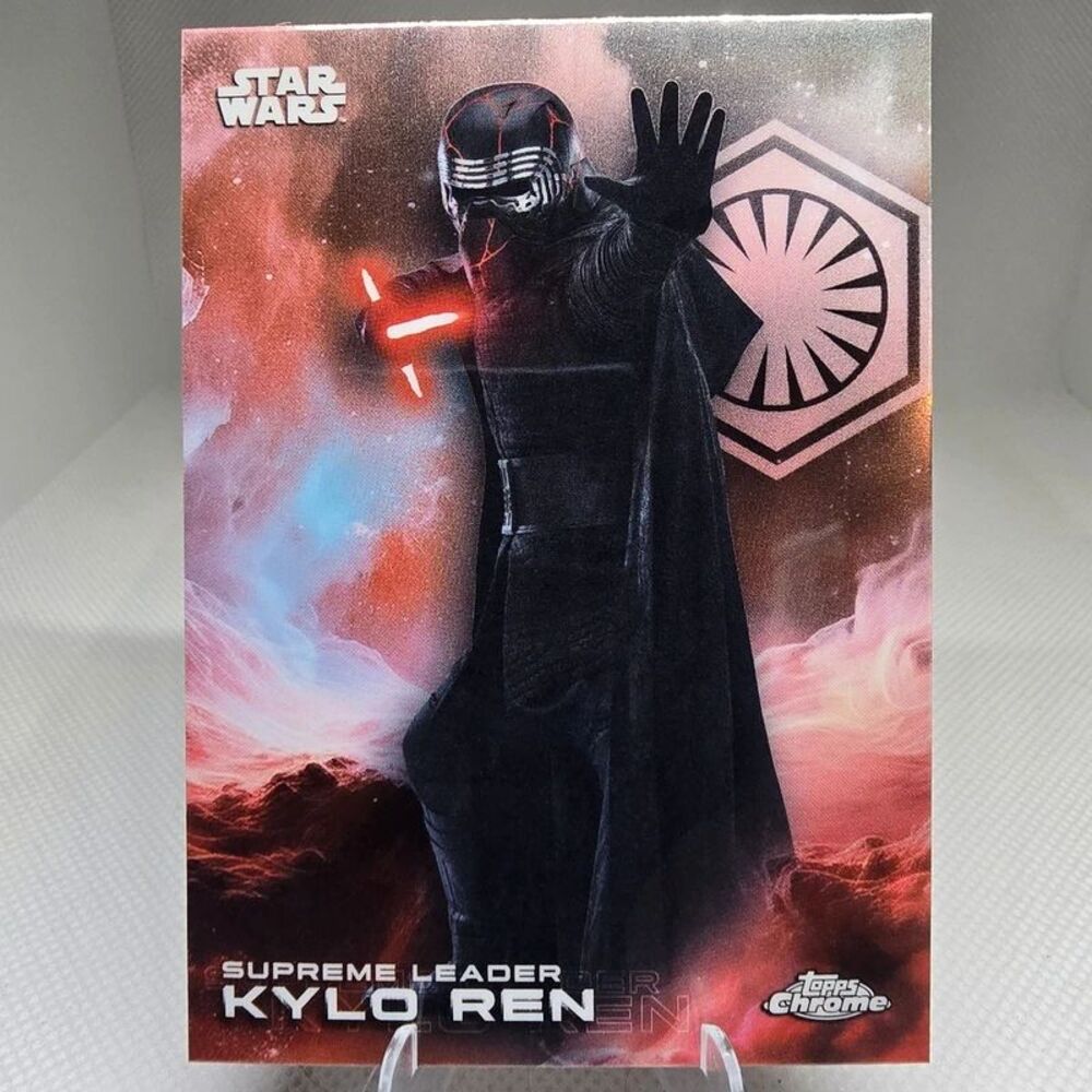 supreme leader kylo ren 173 topps chrome star wars